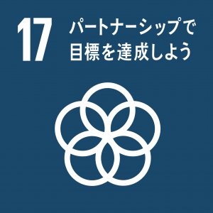 SDGs目標17「パートナーシップで目標を達成しよう」のロゴ