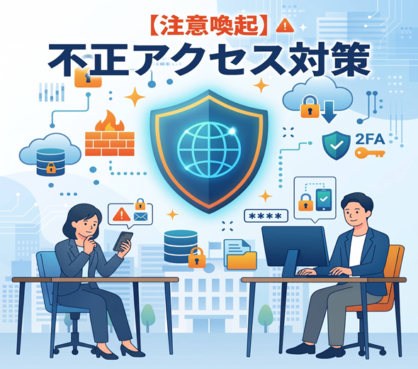 不正アクセス注意喚起