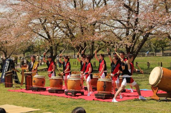 さくらそう祭りステージ写真