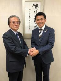 北本市長と市長の写真