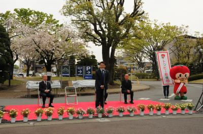 植木市「花フェスタ」に参加しました