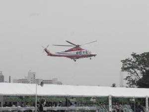 埼玉県防災航空隊による救助実施の写真