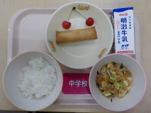 6月24日給食の写真