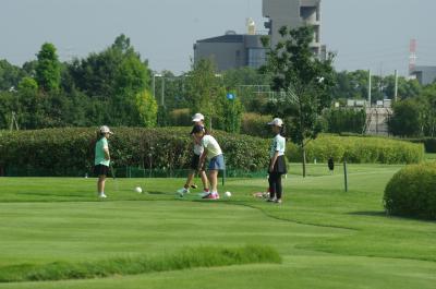 パークゴルフプレイ風景の写真