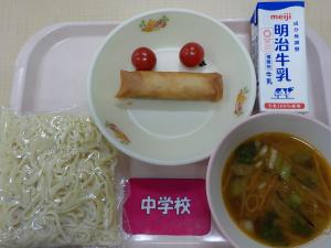 9月6日給食の写真