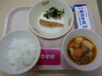 10月9日給食の写真