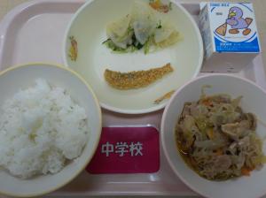 12月2日給食の写真