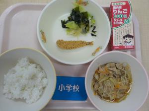 12月4日給食の写真