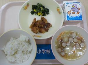 12月9日給食の写真