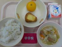 10月26日給食の写真