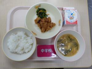 5月18日給食の写真