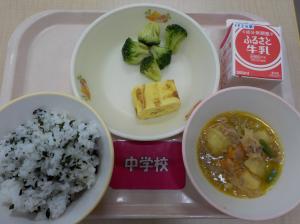 7月1日給食の写真