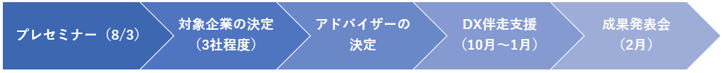 DX伴走型支援の流れの画像