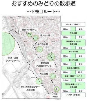 おすすめのみどりの散歩道（下笹目ルート）の画像