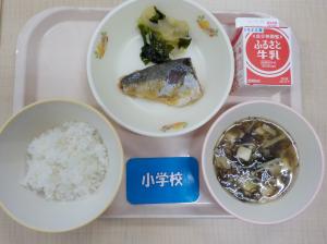 8月30日給食の写真