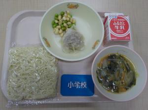 10月24日給食の写真