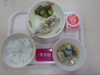 10月17日給食の写真