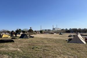 ソロキャンプイベント会場の写真