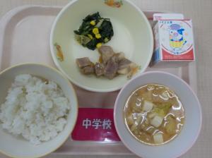 5月9日の給食の写真