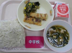 5月13日の給食の写真