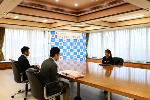 戸田市スポーツ賞授与式の様子