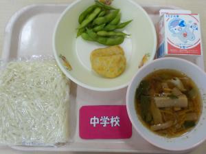 8月13日給食の写真