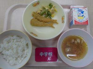 9月1日給食の写真