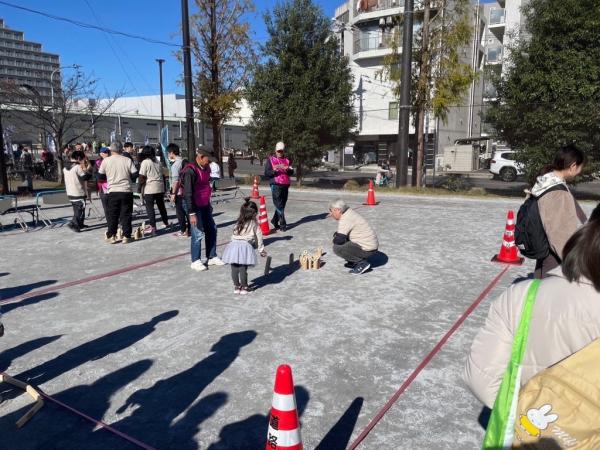 令和6年度の社会実験の様子(モルック)