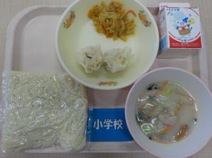 10月2日給食の写真