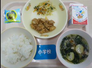 10月3日給食の写真