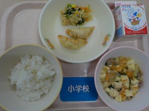 10月9日給食の写真