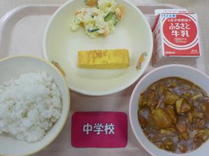 10月15日給食の写真