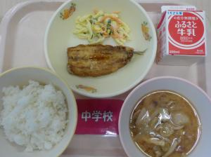 10月17日給食の写真
