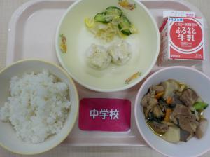 10月22日給食の写真