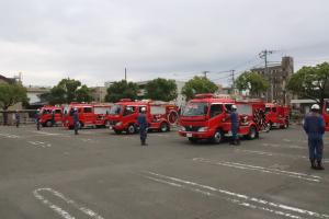 令和6年度の車両点検の様子