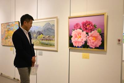 戸田市美術展覧会の様子