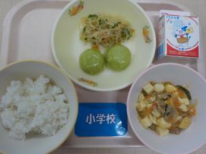 12月2日給食の写真