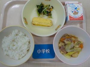 12月12日給食の写真