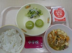 12月16日給食の写真