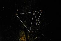 オリオン座と冬の大三角