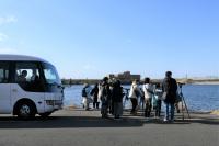 1月はバスで移動