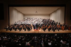 市民で創る「第九コンサート」客席からの景色