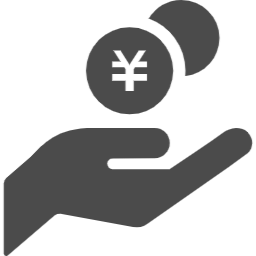 お金をもらうアイコン