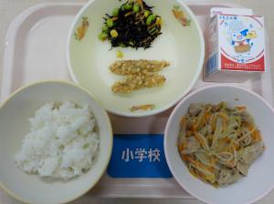 2月25日給食の写真