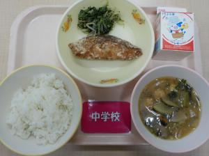 2月27日給食の写真