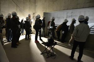 雨水貯留管見学会③