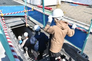 雨水貯留管見学会④