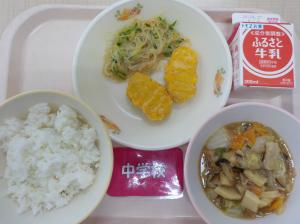 4月15日給食の写真