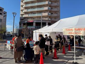 TODA交通安全PRイベントの様子