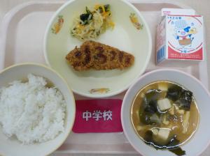 5月26日給食の写真
